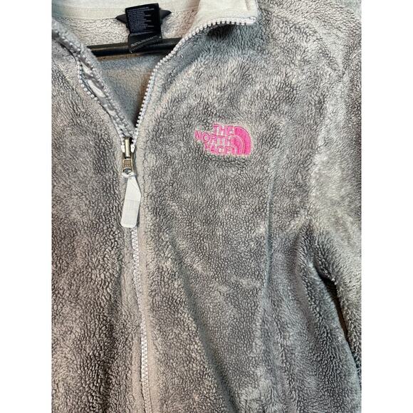 The North Face Osito 2 Gray Breast Cancer Awareness Fuzy Soft Jacket - Medium - Picture 2 of 8